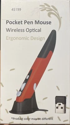 2.4G Wireless Pen Mouse Easy To Use Wireless Optical Pocket Pen Mouse For - Image 1 of 2