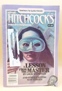 Vtg July 1983 Alfred Hitchcock's Mystery Magazine Sanctuary by Agatha Christie - Picture 1 of 12