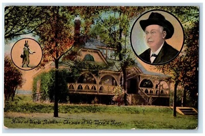 c1930's Home Of Uncle Remus The Sign Of Wren's Nest House Atlanta GA Postcard - Image 1 of 2
