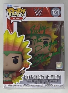 SIGNED Ricky “The Dragon” Steamboat Funko Pop WWE Inscribed Autograph JSA COA - Picture 1 of 12