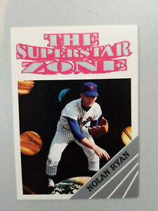 NOLAN RYAN ODD BALL "THE SUPERSTAR ZONE" NY METS RETRO  BASEBALL CARD
