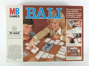 MB Games Bali Word Building Card Game Complete Vintage 1978 - Picture 1 of 9
