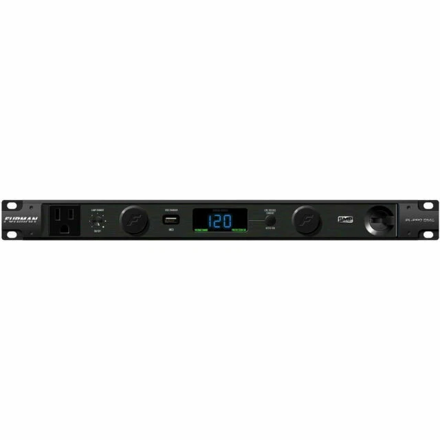 Furman PL-PRO DMC 20A Power Conditioner with Voltmeter/Ammeter - Black