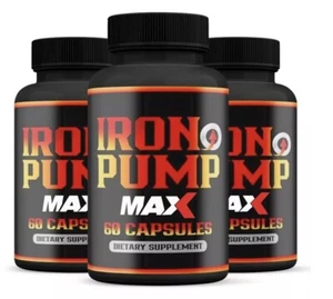 Iron Pump MAX Extra Strength Advanced Formula Supplements - Pack 3 - Picture 1 of 4