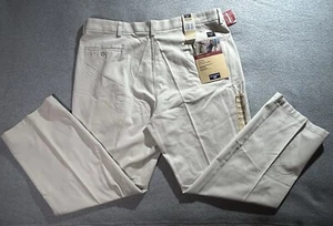 Dockers Chino Pants Mens W40 L30 New Original Khaki Flat Front Individual Fit - Picture 1 of 19