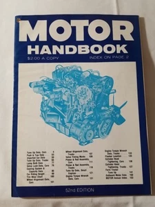 Manuale Motore 52° Edizione 1975 - Foto 1 di 1