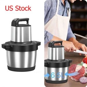 6.5L Electric Meat Grinder Household Food Blender Food Processor Stainless Steel - Picture 1 of 14