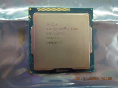 Intel Core i7-3770K 3.50GHz Quad-Core 8MB SR0PL LGA1155 CPU Processor * Tested - Image 1 of 4
