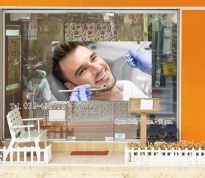 3D Dentist Clinic Dental G039 Window Stickers Vinyl Wall Mural Decals Honey - Picture 1 of 11