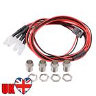 4pcs 70cm Lamp 5mm LED Lights for 1/12 1/18 1/10 1/8 Axial Scx10 Traxxas RC Cars
