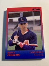 SCOTT POWERS 1989 Star Lynchburg Red Sox PWE SHIP