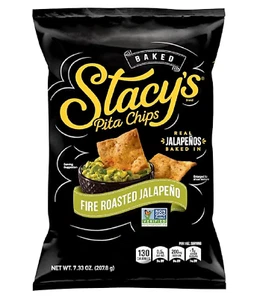 Stacys Fire Roasted Jalapeno Pita Chips 7.33 Oz - Picture 1 of 3