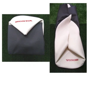 MOTORCYCLE SEAT COVER C50 C70 C90 HONDA PASSPORT CUB WHITE DARK GREY 620mm LONG - Picture 1 of 6