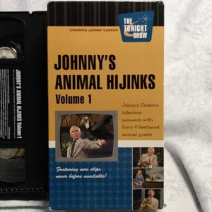 Johnny's Animal Hijinks Volume 1 VHS 2000 Video Tape Carson & His Furry Friends - Picture 1 of 3