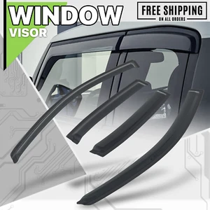 Tape-On Window Visor Shade Vent Wind Rain Deflector Guard fit 00-05 Toyota Echo - Picture 1 of 6