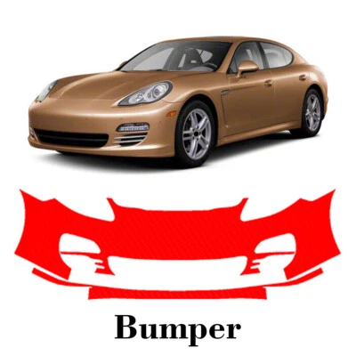 bumper PreCut PPF Paint Protection Film For Porsche Panamera Turbo 2010-2013 - Image 1 of 4