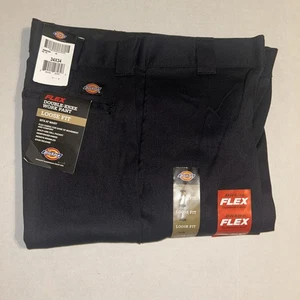 Dickies Arbeitshose Herren 34x34 Flex Loose Fit Doppelknie Schwarz NEU Neu mit Etikett Handy - Bild 1 von 8