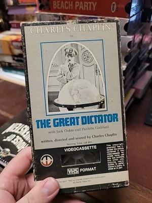 Charlie Chaplin Classics,  THE GREAT DICTATOR PART 2 VHS Cassettes (1978) - Image 1 of 3