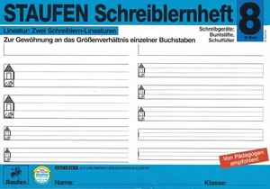 Cuaderno de escritura Staufen 8 DIN A4 transversal - Imagen 1 de 1