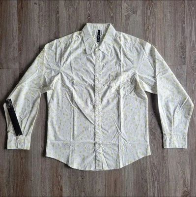 Kr3w Jim Greco Long Sleeve Shirt Embroidered Krew Polka Skate Large Button Up - Image 1 of 4
