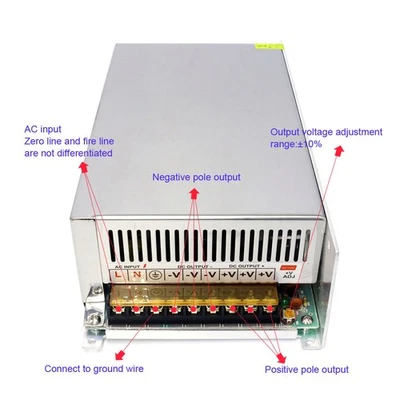 AC 170-250V To DC 24V 30A 720W Voltage Transformer Regulated Switching XLKM - Image 1 of 4