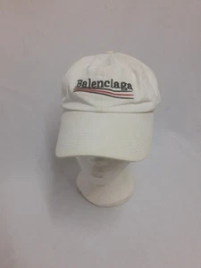 BALENCIAGA Cap L White Unisex Used - Picture 1 of 12