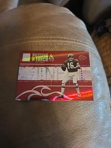 2005 Donruss Elite Passing the Torch Rosso #PT5 Len Dawson /1000 - Foto 1 di 3