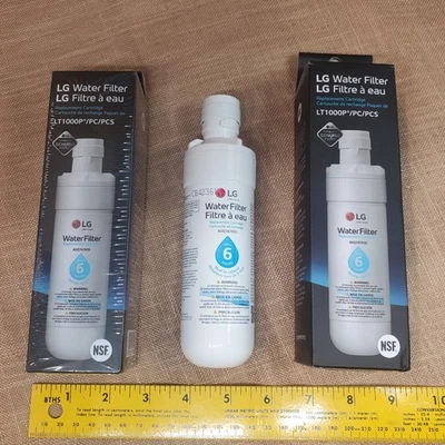 2 Pack Geuine LG LT100P/PC/PCS ADQ747395 Water Filter Open Box - Image 1 of 4