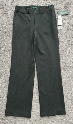 Lauren Ralph Lauren Sanderson Classic Trouser Dress Pants Women's 4 Gray NEW NWT - Image 1 of 4
