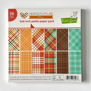 Lawn Fawn PERFECTLY PLAID - HERBST 6x6 Papierunterlage, Neu - Bild 1 von 1
