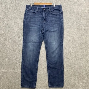 Apt 9 Slim Fit Premier Flex Jeans Herren 36x30 blau Denim mittlere Waschung gerades Bein - Bild 1 von 12