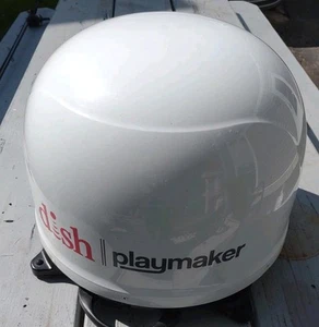 Winegard White Dual PL-7000 Dish Playmaker Portable Antenna Tested! - Picture 1 of 3