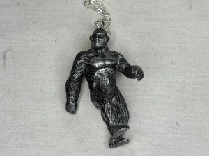 Bigfoot, Yeti, Patterson Pendant Necklace, Solid Metal, Contains Real Artifacts - Picture 1 of 12