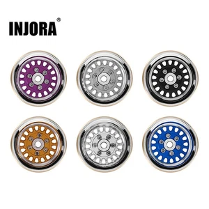 INJORA -4.4mm Offset ModuWheel CNC Beadlock 1.0 Wheels for 1/18 1/24 RC Crawler - Picture 1 of 57