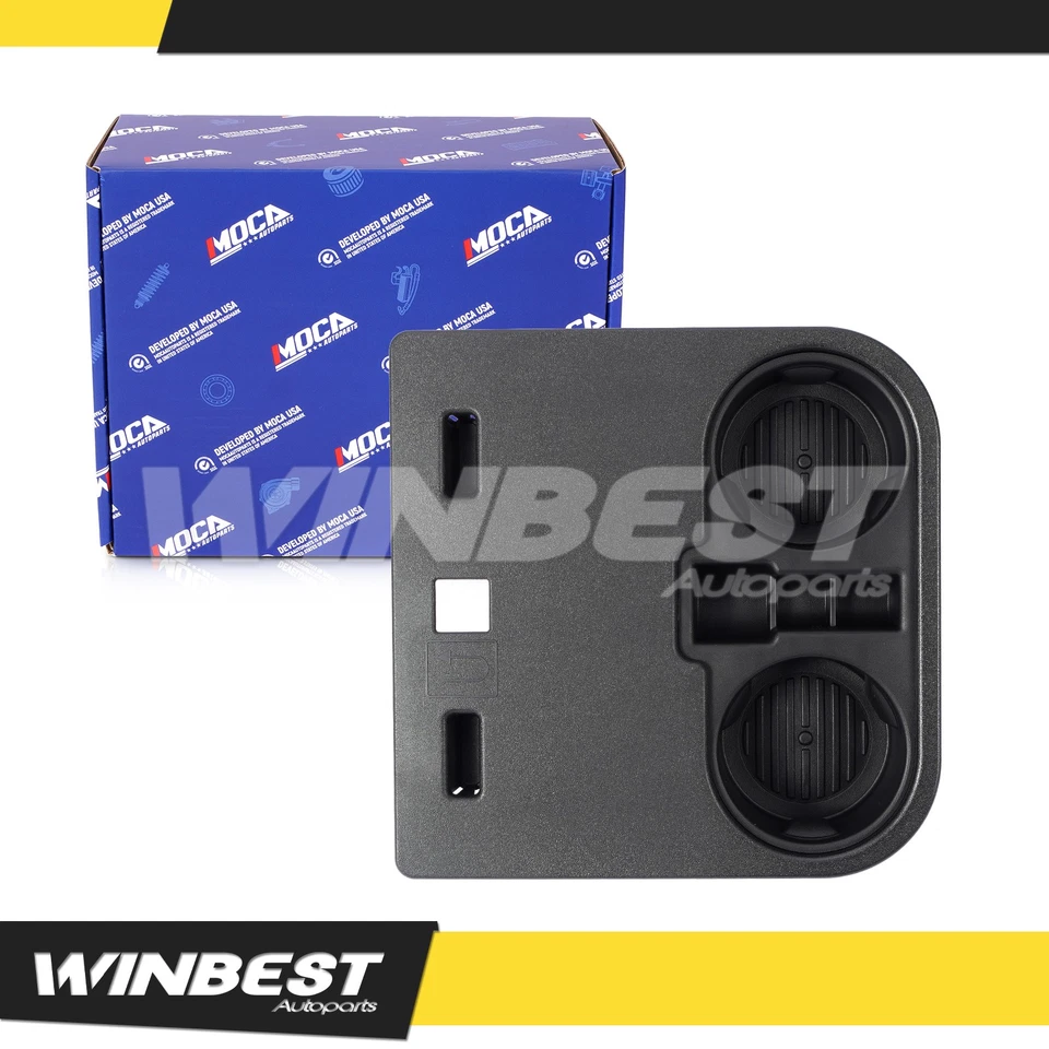 Black Cup Holder for Ford 2017-2022 F-250 F-350 F-450 Super Duty 2015-2020 F-150 - Image 1 of 4