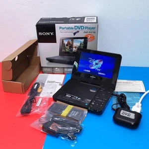 Sony Portable DVD/CD Player DVP-FX730 7" screen remote 3+ hr battery See Video! - Picture 1 of 10
