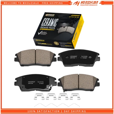 Front Ceramic Brake Pads for 2017 2018-2020 Hyundai Elantra Tucson Kia Sportage - Image 1 of 4