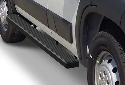 APS Running Boards 5in Matte Black Fit 14-25 Ram ProMaster 118in Wheelbase - Image 1 of 4