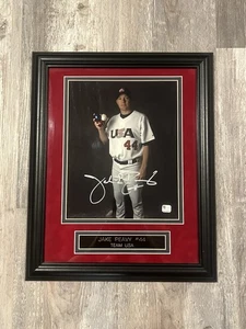 JAKE PEAVY SIGNED WBC TEAM USA FRAMED 8X10 PHOTO WITH COA!! - Picture 1 of 2