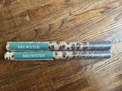 Papel Pintado Brewster Piel Animal Guepardo Leopardo Estampado Rollo NUEVO Foto 1 de 4