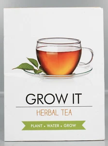 GROW IT té de hierbas regalo set de cultivo siembra té té té de hierbas té regalo B29-GW - Imagen 1 de 2