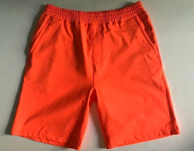 Nuevo SIN PAREDES Pantalones Cortos Deportivos Atléticos Para Hombres Naranja Reflectante Elastizados Gimnasio Talla M  Foto 1 de 4