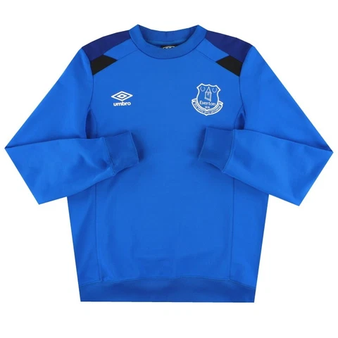 MEN UMBRO FC EVERTON 2016/2017 SWEATSHIRT SOCCER FOOTBALL SHIRT JERSEY SIZE M Cover