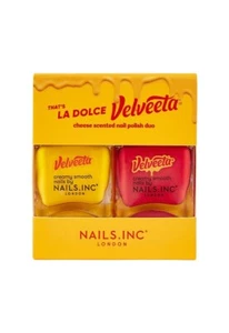 Nails.INC x VELVEETA Pinkies Out Polish Creamy Smooth Cheese Scented Nail Polish - Picture 1 of 11