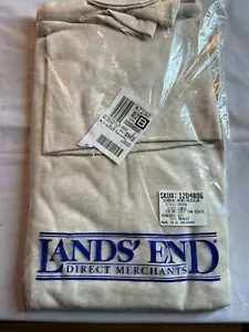 VTG Lands end 100% Cotton Soft Tan Heath Large Turtleneck Shirt #39358 - Picture 1 of 2