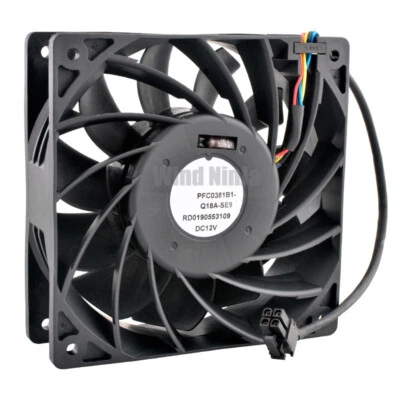 PFC0381B1-Q18A-SE9 120x120x38mm 12V cooling fan for server chassis power supply - Image 1 of 4