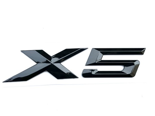 E-CLASS GLOSS BLACK SET AMG E63 SREAR TRUNK BADGES EMBLEMS STICKER