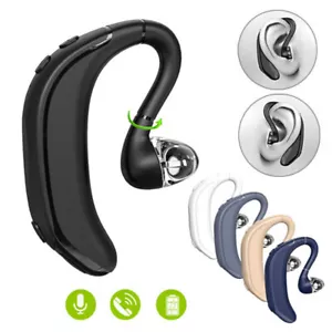 Bluetooth Headset Wireless Earphone Over-Ear Earpiece with Mic for Cell Phones - Picture 1 of 17