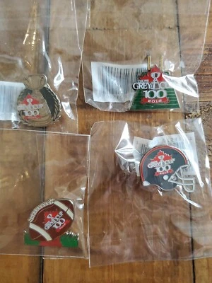 2012 100th Anniversary CFL Grey Cup Pins Complete Set Of 4, Argos VS Stampeders - Image 1 of 4