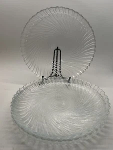 4er Set Arcopal Arcoroc Swirl Meeresbrise Teller Frankreich 7,5" - Bild 1 von 1